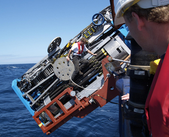 Sea floor drill rig MARUM-MeBo